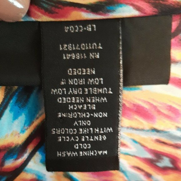 Lane Bryant Plus Size 26 Colorful Tank Top Lightweight FUN - Picture 9 of 11